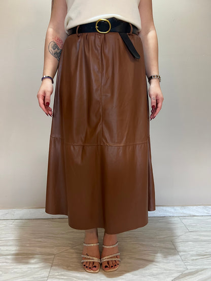 leather skirt