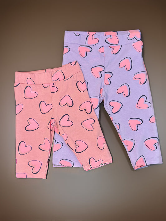 Baby heart leggings