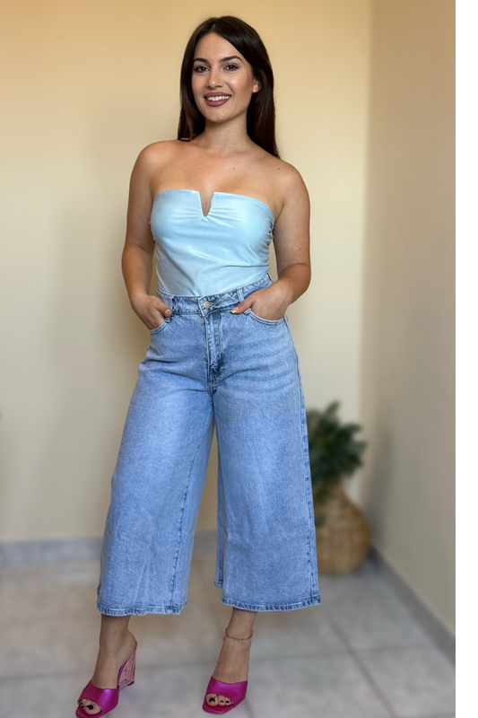 jean baggy βερμούδα