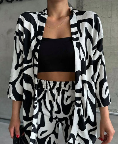 Zebra set Κιμονό